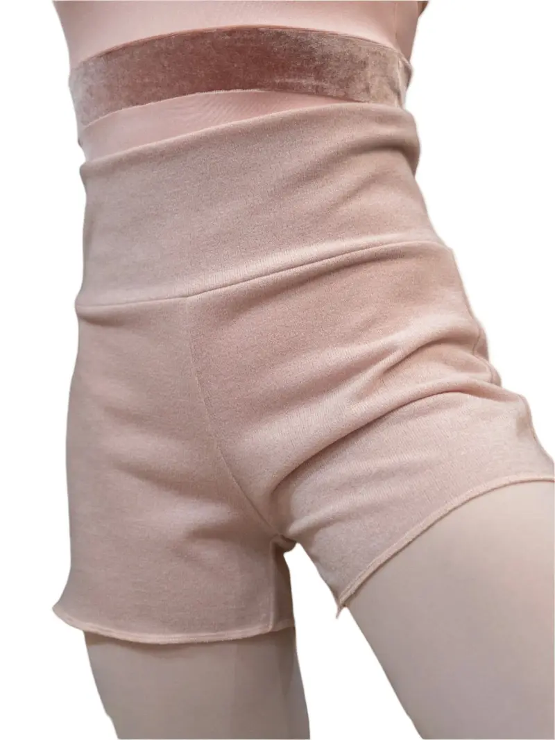 Pantaloncino per Riscaldamento Danza Rosa MP918