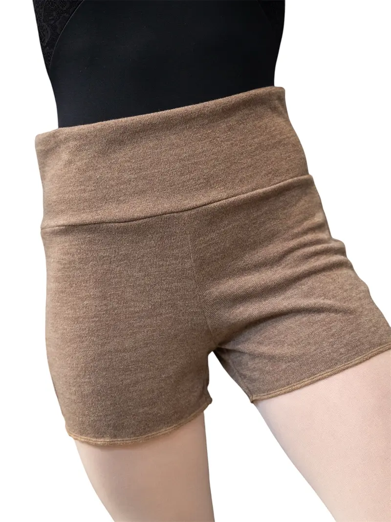 Pantaloncino per Riscaldamento Danza Sabbia MP918