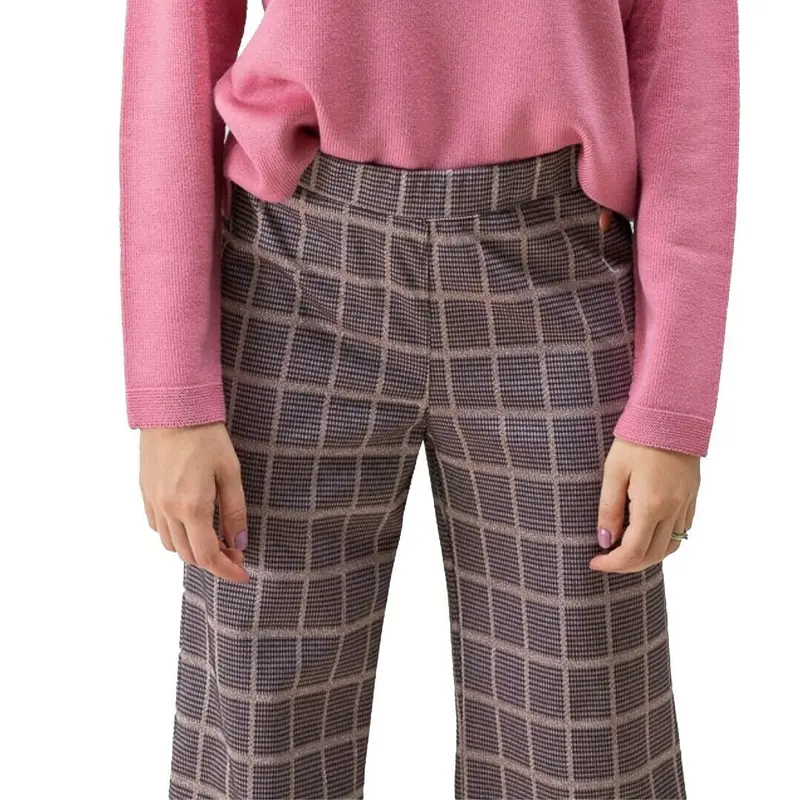 Pantalone da donna a quadri Forza 9