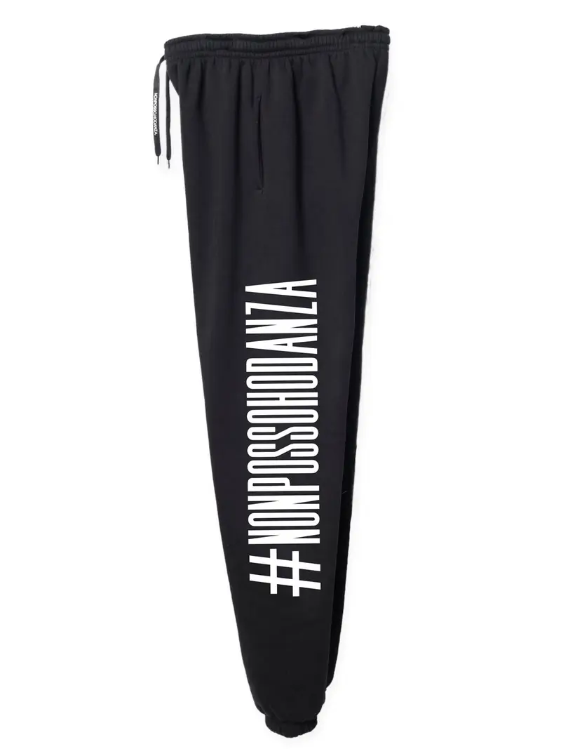PANTALONE danza modello ALVIN HASTAG NERO