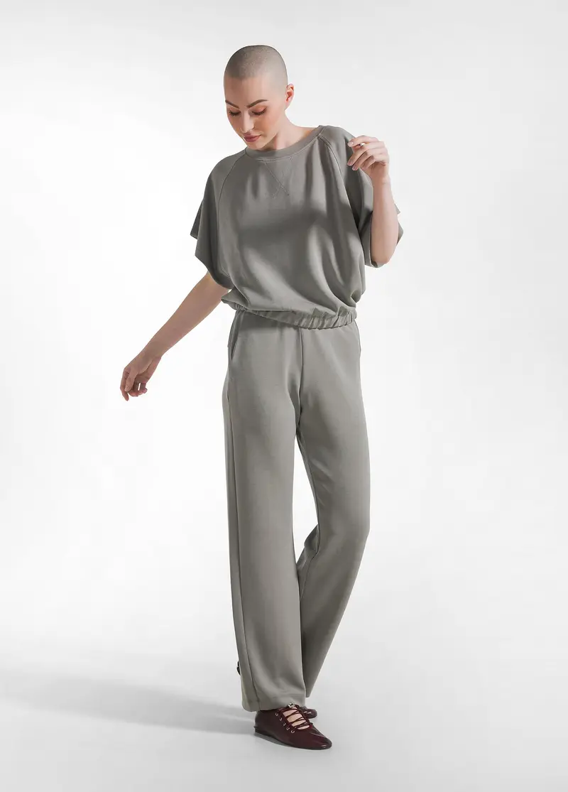 PANTALONE DRITTO SOFT TOUCH VERDE