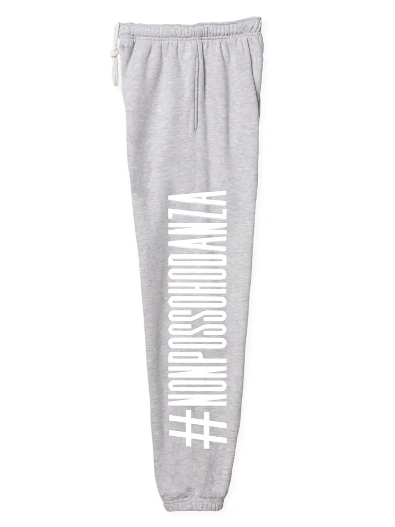 pantalone felpa danza ALVIN HASTAG GRIGIO MELANGE