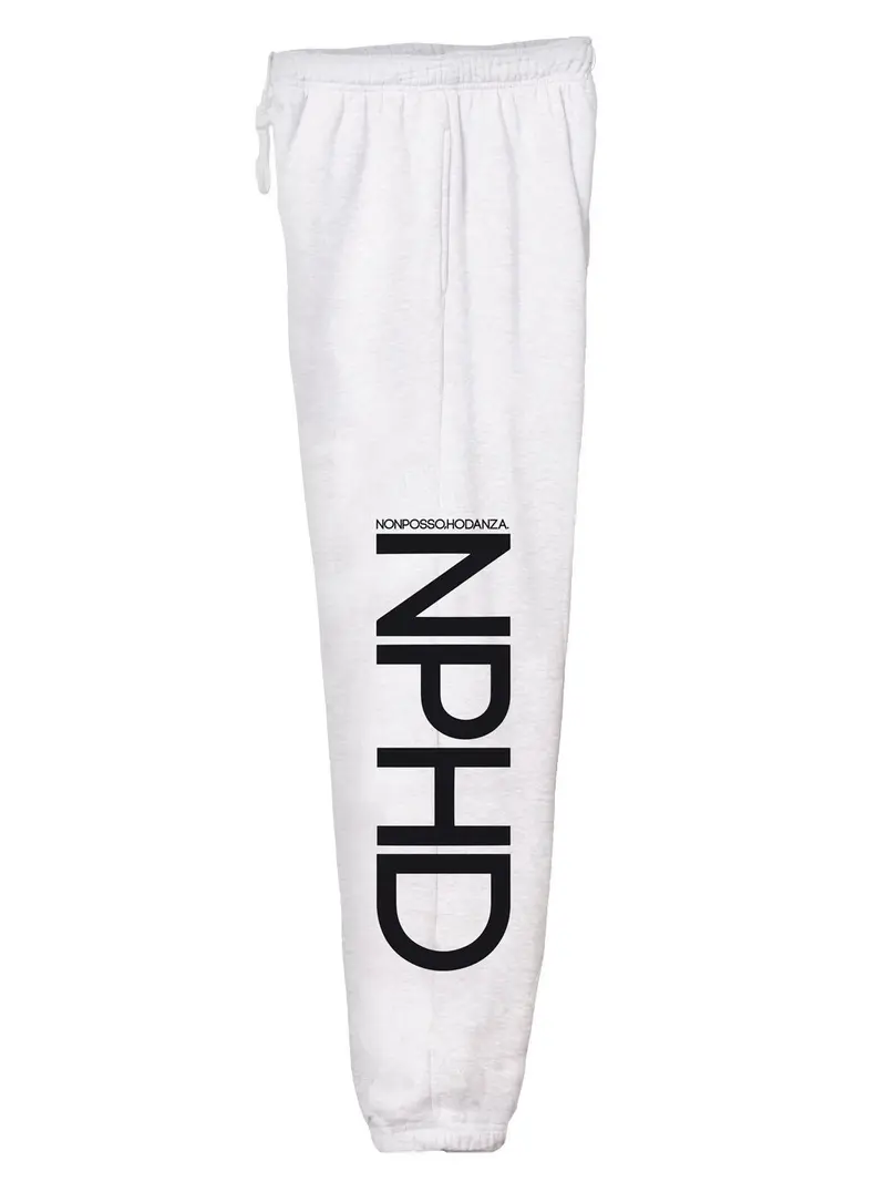 PANTALONE FELPA NPHD WHITE