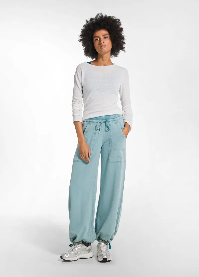 PANTALONE MAGNUM IN FELPA STRETCH MARMORIZZATA OTHER