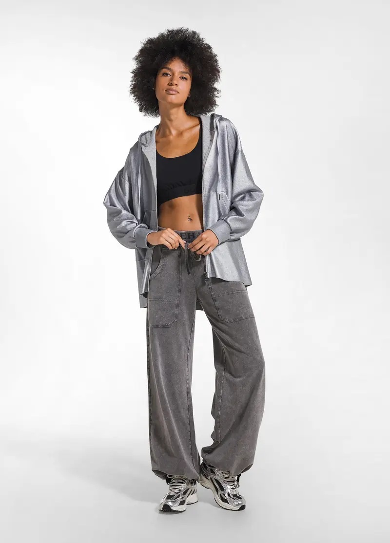 PANTALONE MAGNUM IN FELPA STRETCH MARMORIZZATA OTHER