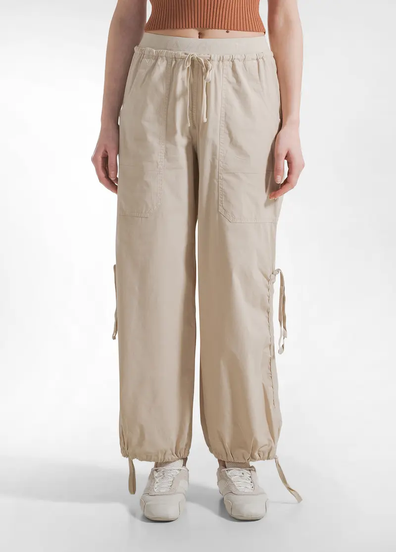 PANTALONE MAGNUM IN POPLIN LEGGERO BEIGE