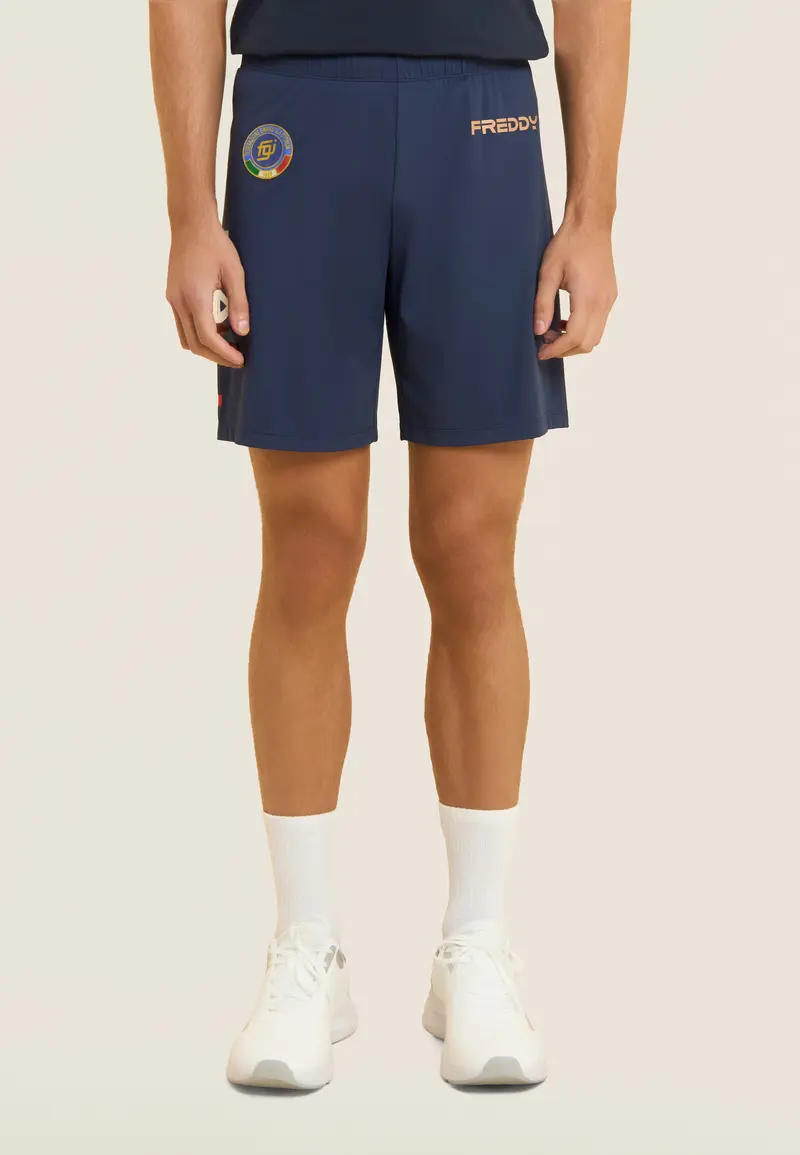 Pantaloni Corti Uomo Italia FGI in Tessuto Tech