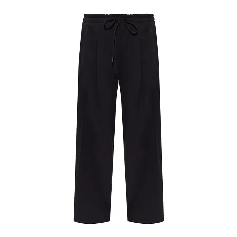 PANTALONI DELLA TUTA DONNA ADIDAS ORIGINALS A GAMBA LARGA NERI