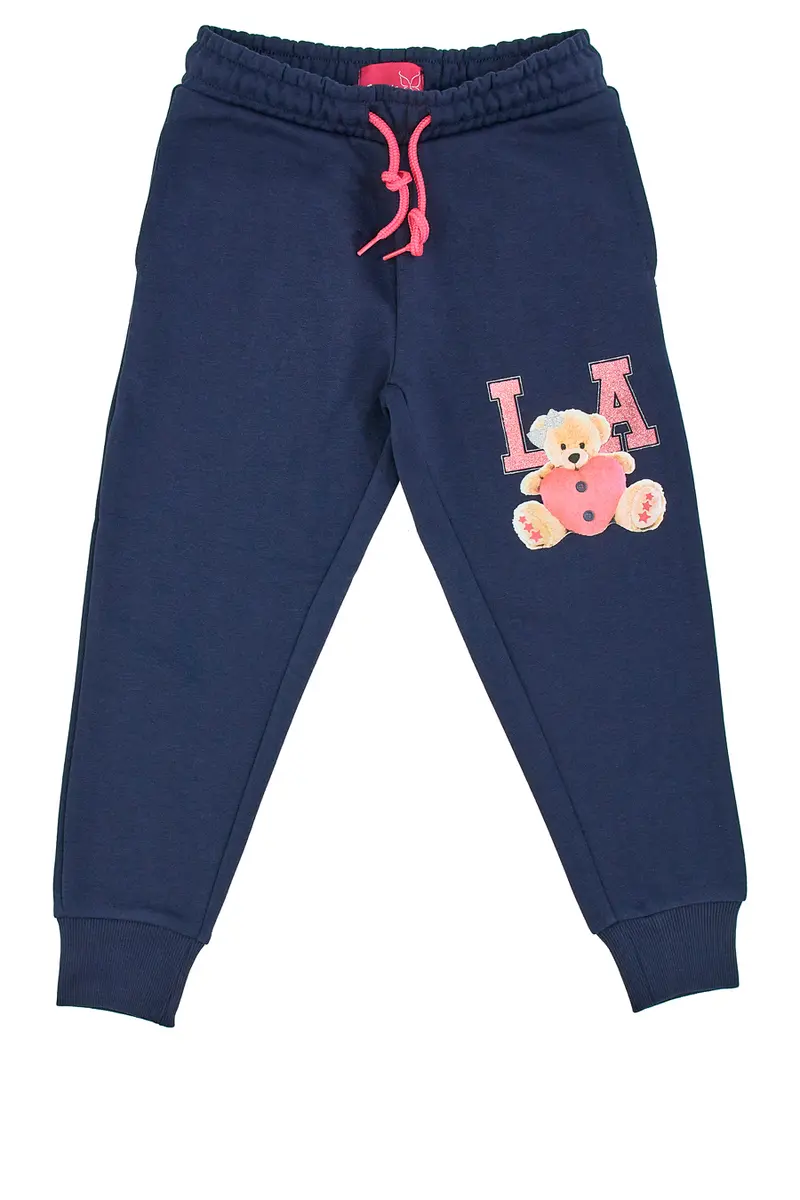 Pantaloni Felpati Grazie Mamma 04082 Blu