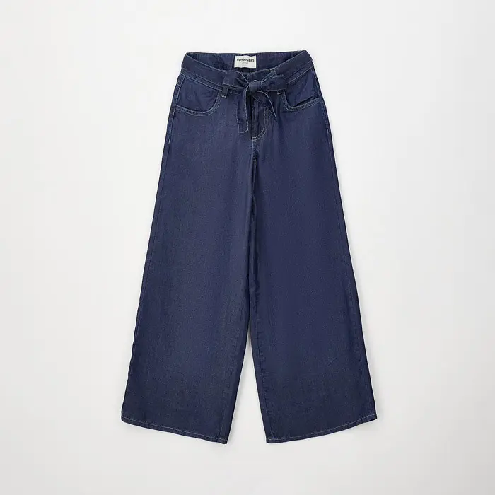 PANTALONI FLOWER BAMBINA E RAGAZZA ROY ROGER'S NAVETTA PANTS NERI