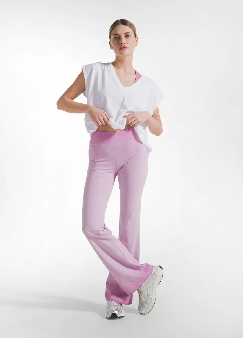 PANTALONI JAZZ EFFETTO SFUMATO ROSA