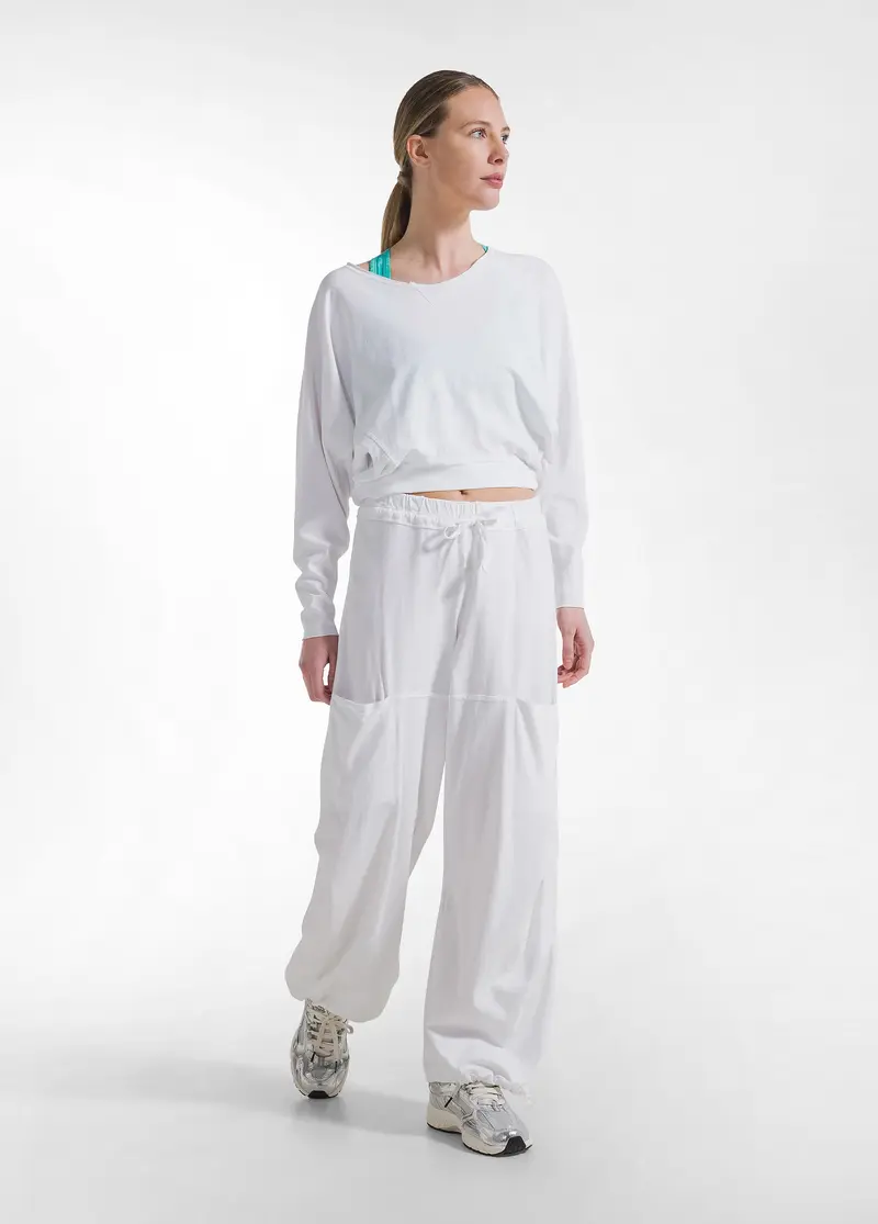 PANTALONI MAGNUM EFFETTO SFUMATO BIANCO