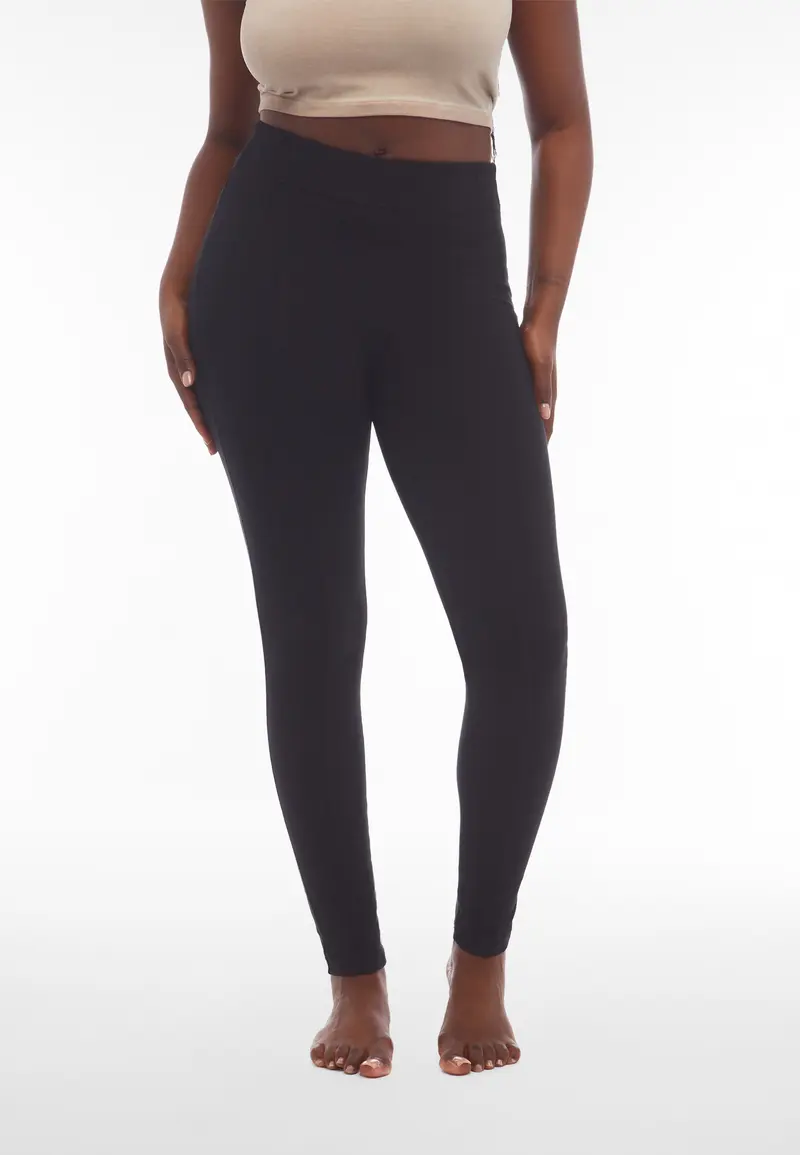 Pantaloni N.O.W.® in jersey vita bustier e impuntura centrale