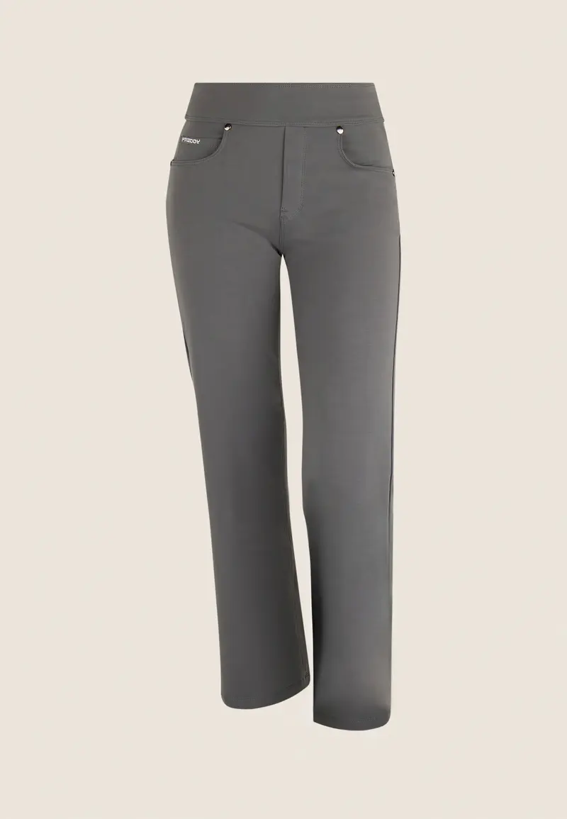 Pantaloni N.O.W. Wide Leg in Jersey Bi-Elastico