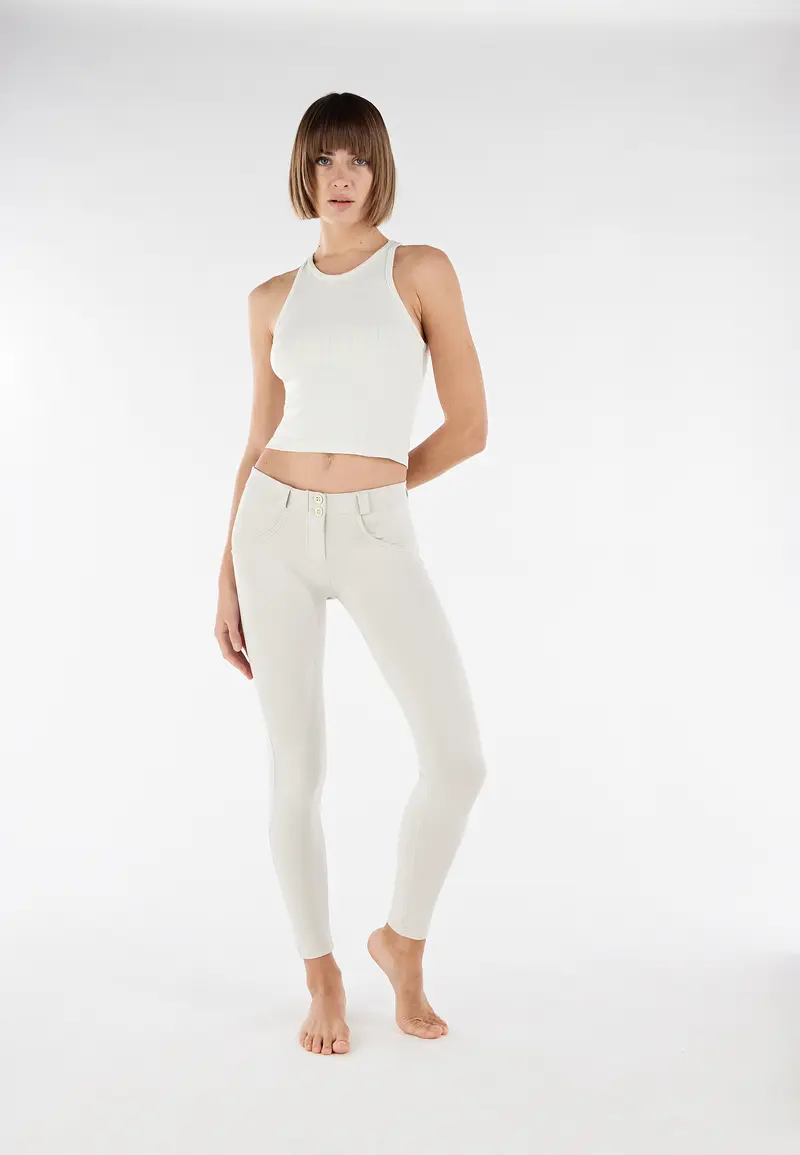 Pantaloni push up WR.UP® superskinny cotone organico