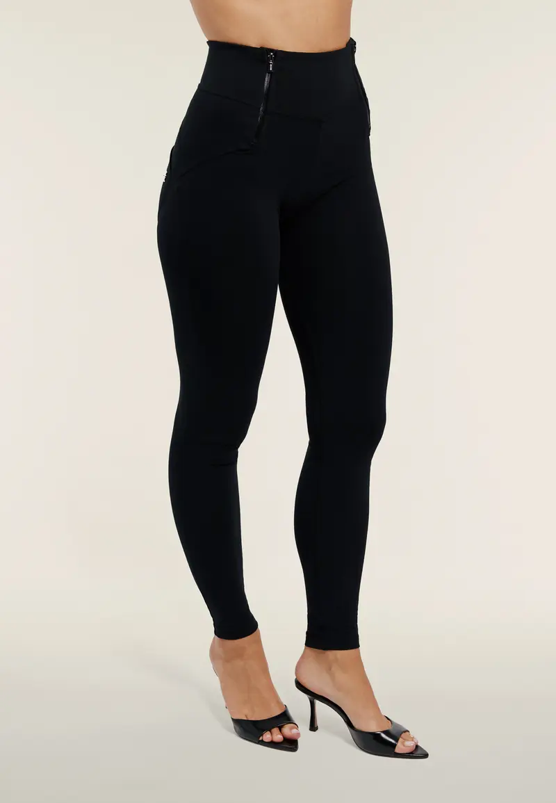Pantaloni push up WR.UP® vita alta in cotone organico