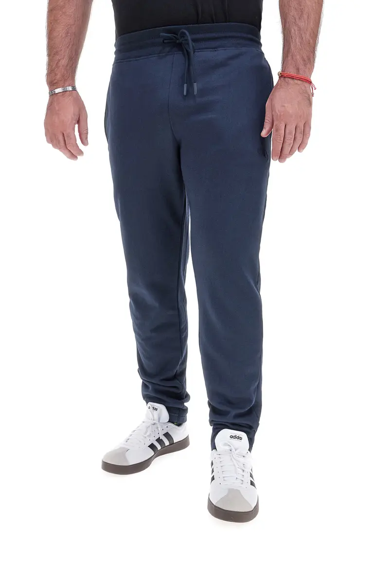 Pantaloni tuta jogger blu in cotone Sevenoaks NBY820