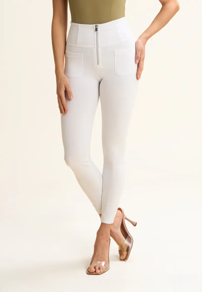 Pantaloni WR.UP 7/8 vita alta con taschine applicate