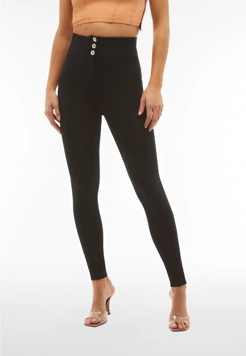 Pantaloni WR.UP® vita alta bustier in jersey tinto capo