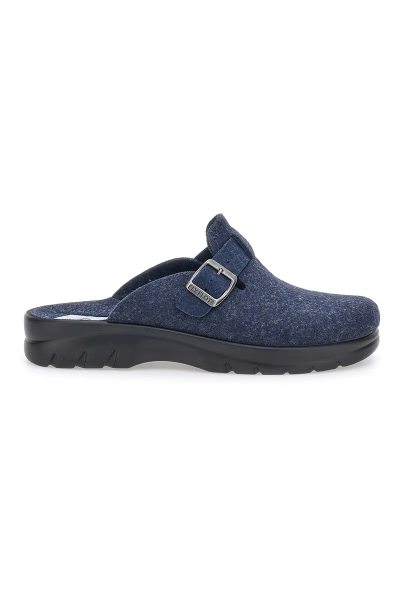 Pantofole Blu In Panno Made In Italy Fly Flot 62611