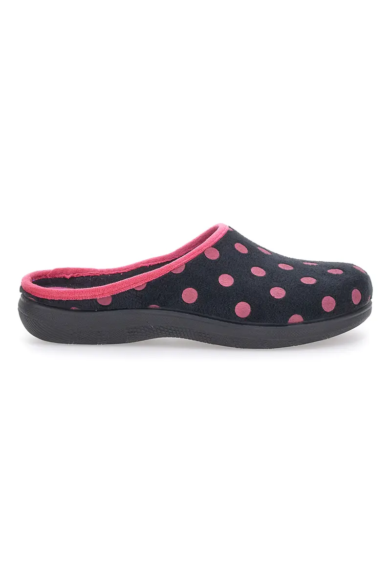 Pantofole Inblu 90 EC Nere Pois