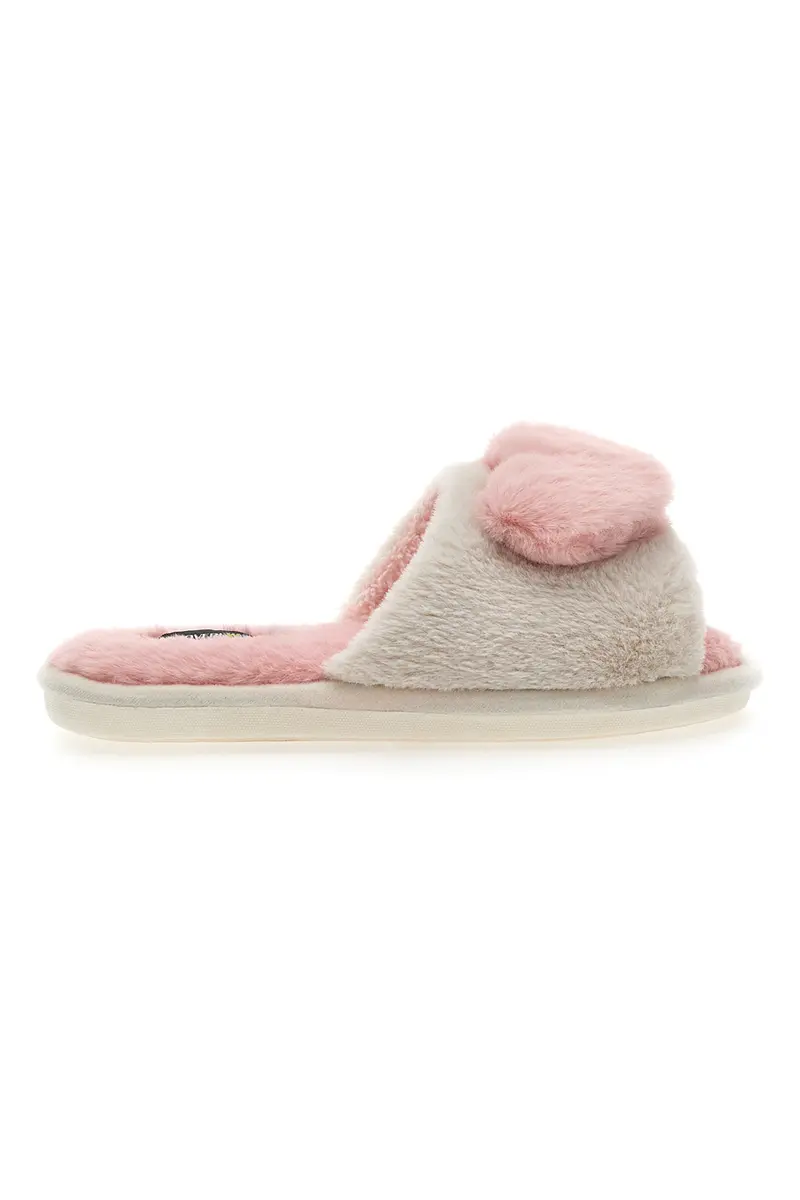 Pantofole Rosa e Bianche Con Pelo Coveri World 67