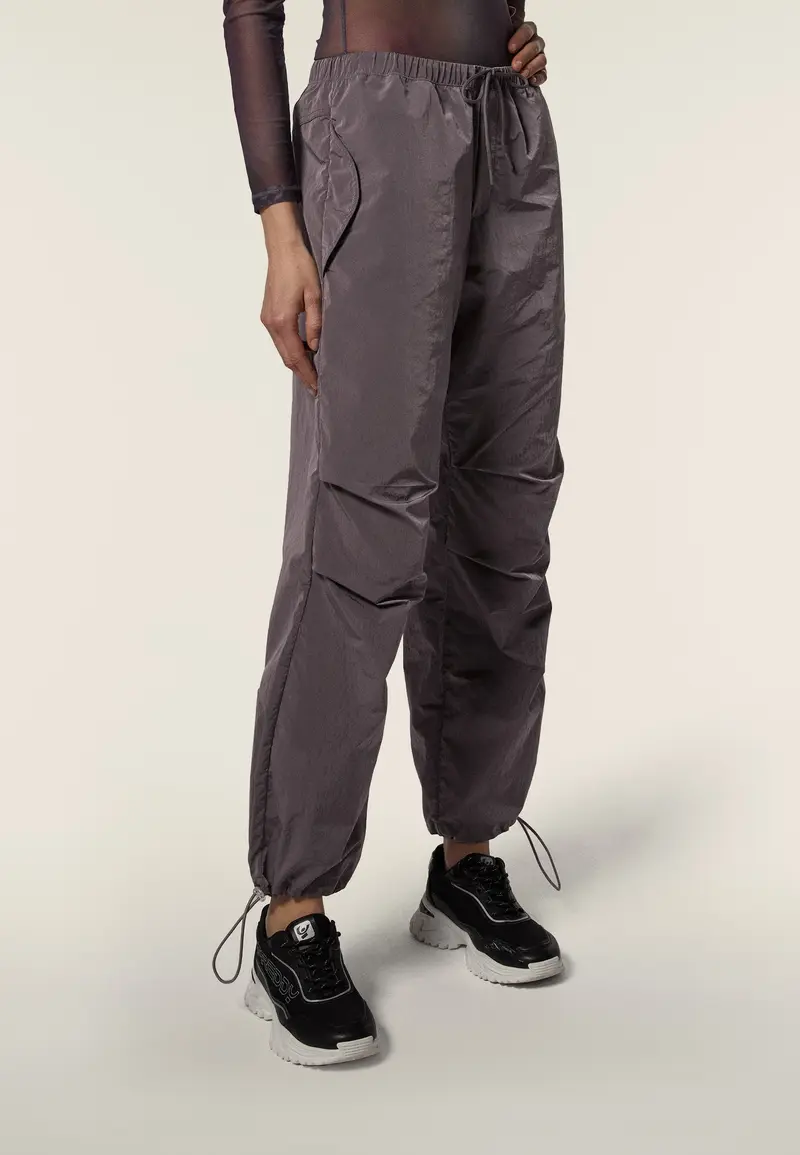 Parachute Pants da donna in nylon navetta