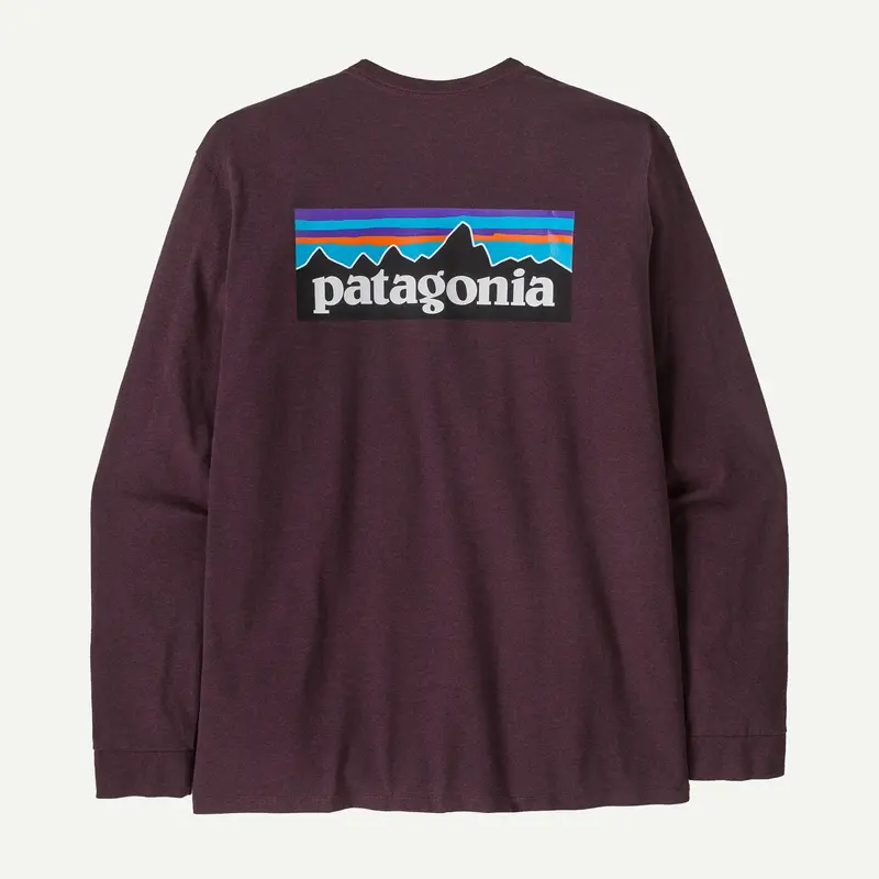 PATAGONIA P-6 LOGO RESPONSABILI-TEE MAGLIETTA MANICHE LUNGHE UOMO 38518 BYFG
