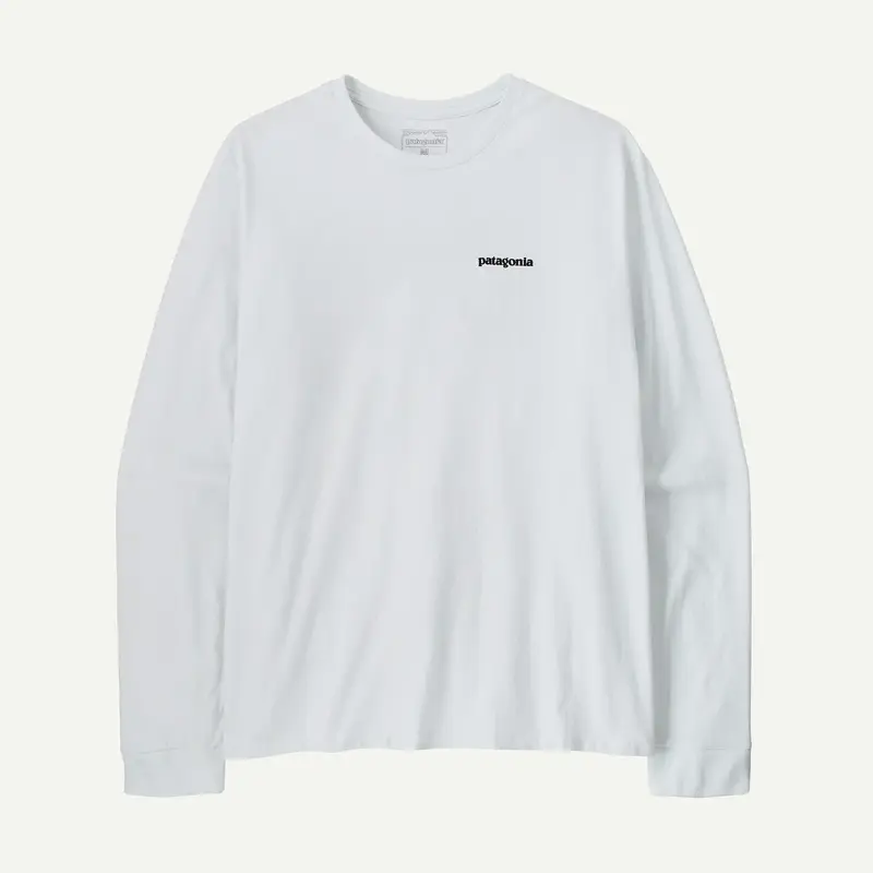 PATAGONIA P-6 LOGO RESPONSABILI-TEE MAGLIETTA MANICHE LUNGHE UOMO 38518 FBWI