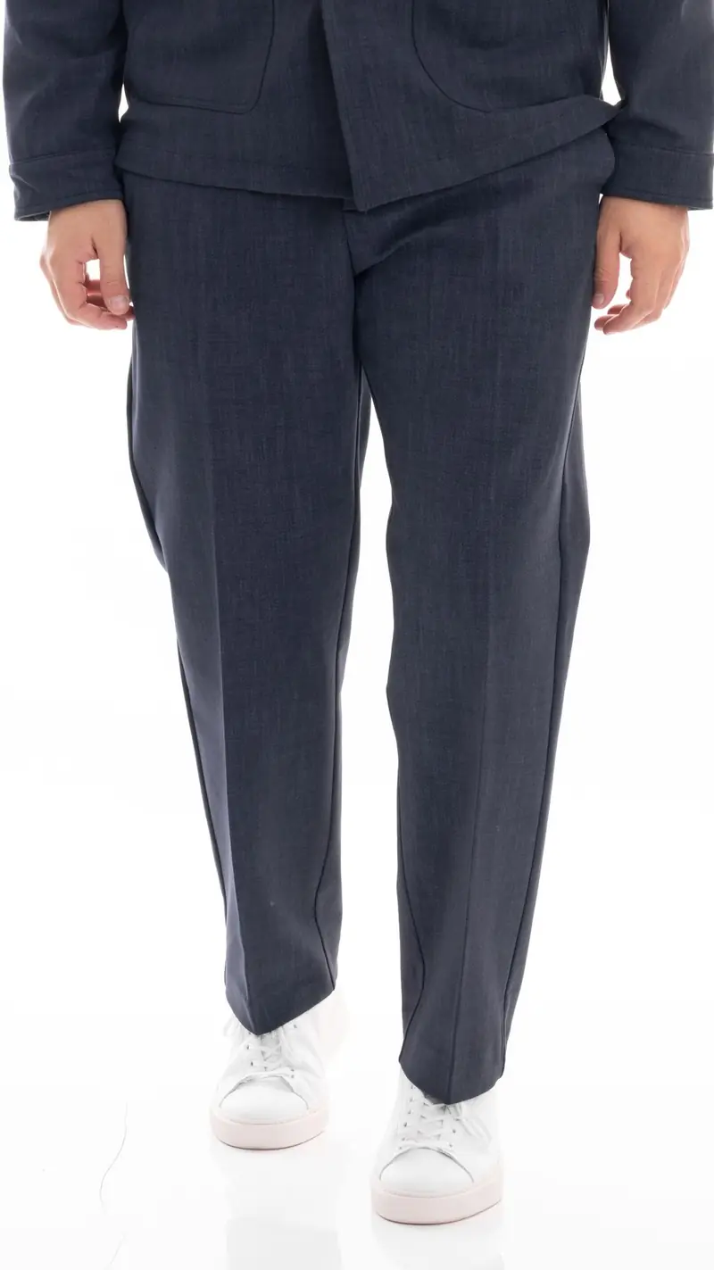 PATRICK&SON PANTALACCIO UOMO FONDO LARGO PUNTO MILANO DELAVE' BRAD BLU
