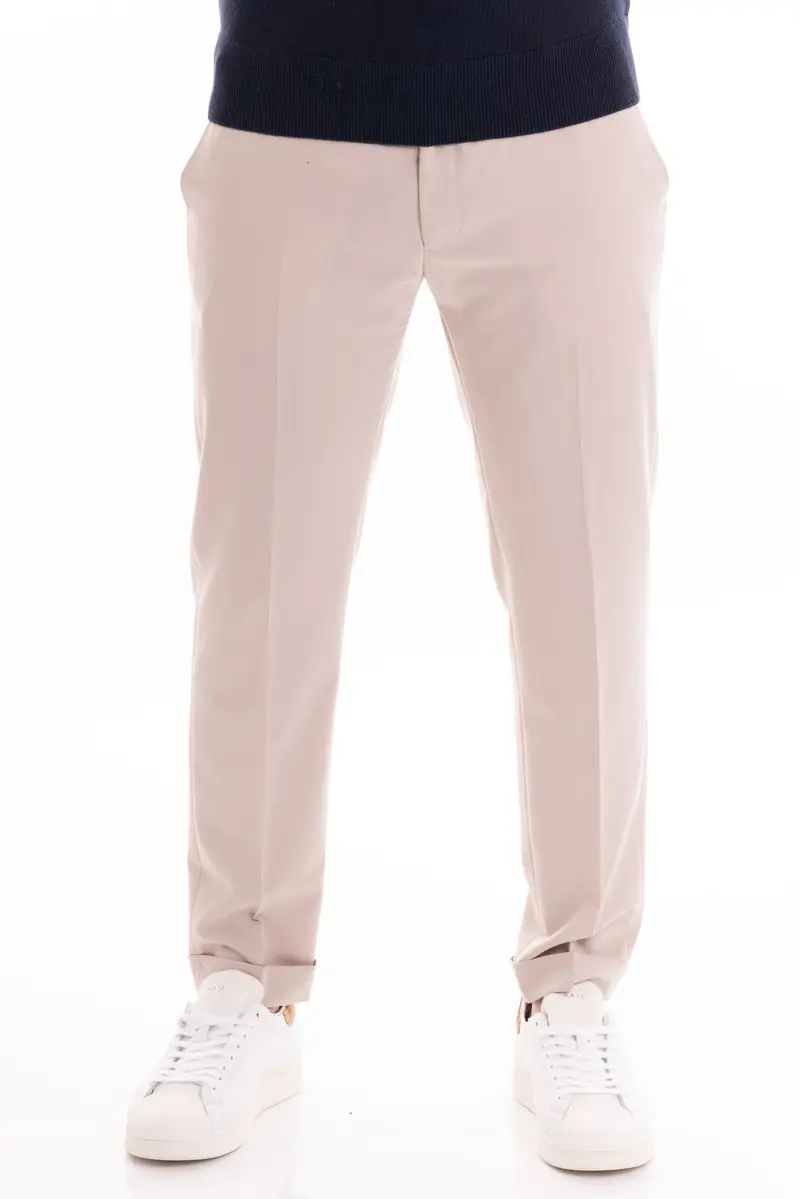 PATRICK&SON PANTALONE IN FRESCO LANA CAPRI LUCIO BEI