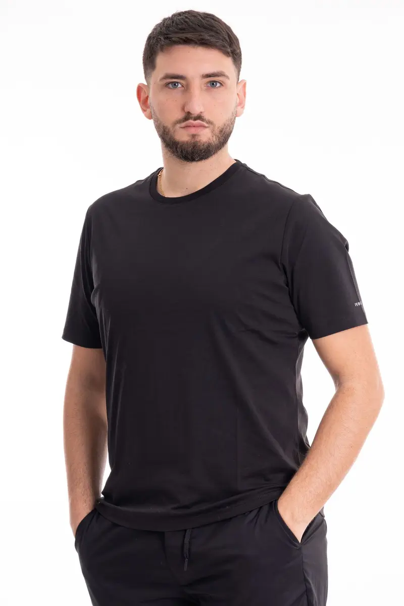 PEOPLE OF SHIBUYA T-SHIRT GIROCOLLO IN 100% COTONE UOMO SHIKO PM444 999