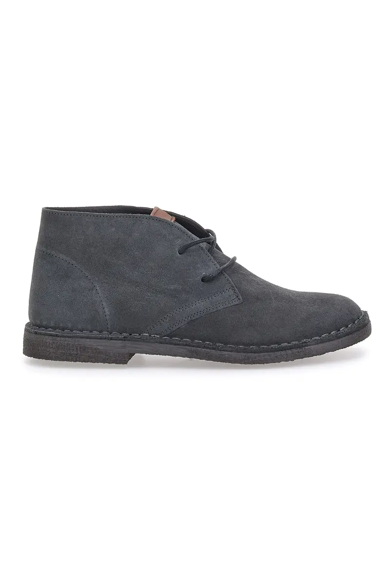 Polacco Grigio in Vera Pelle Scamosciata Max Dillan 2902