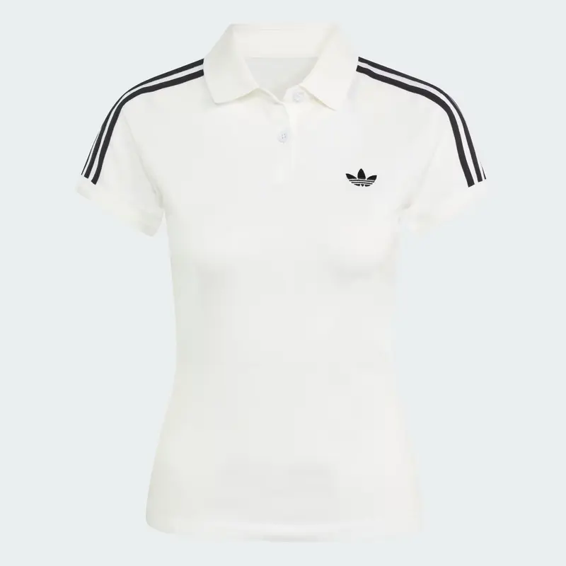 POLO ADIDAS ORIGINALS 3-STRIPES DONNA BIANCA KD3697