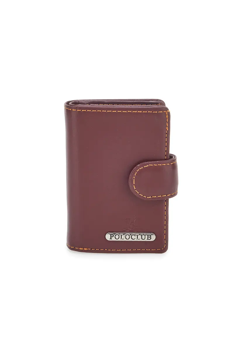 Porta Carte Marrone Con Schermatura Anti-Smagnetizzazione Card 20 Polo Club