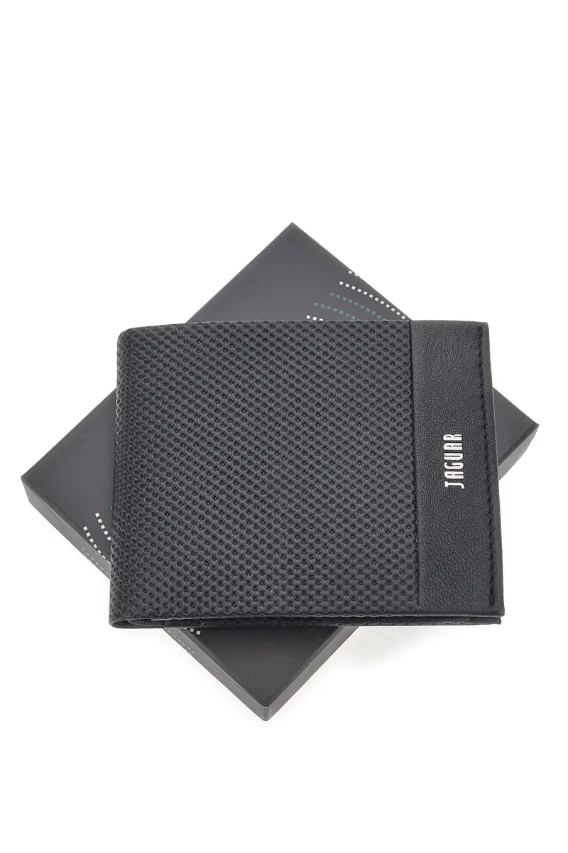 Portafoglio Nero con Porta Monete JAGAUR TPF873-9
