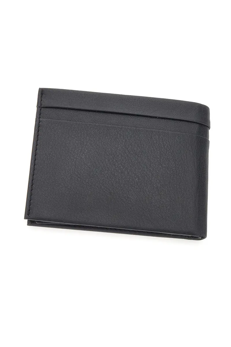 Portafoglio Nero in Vera Pelle con Portamonete JAGUAR PF869-1