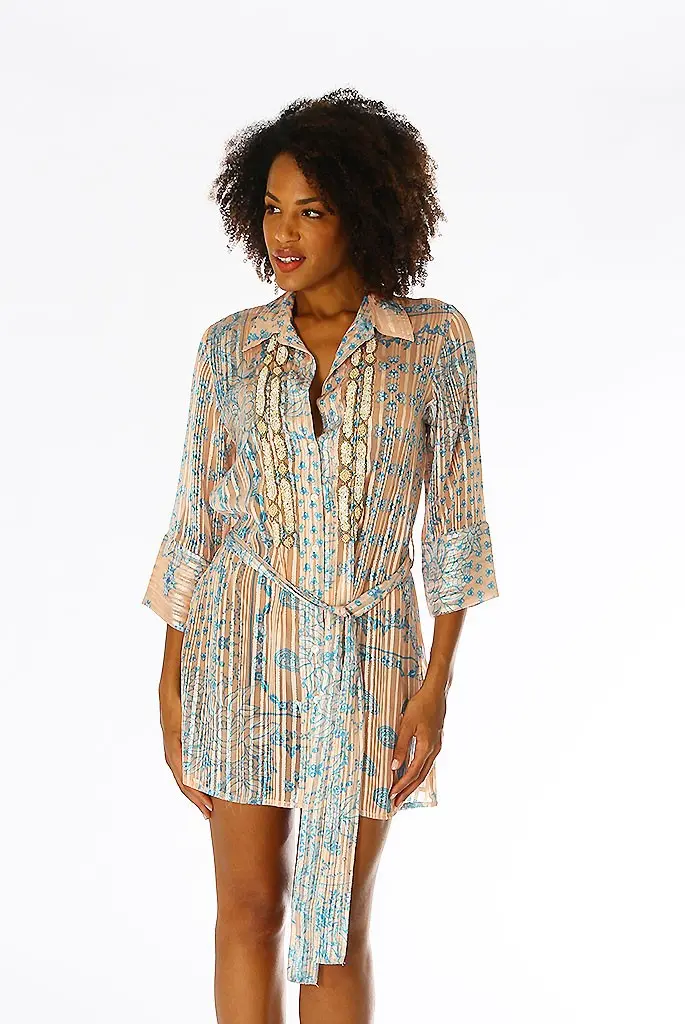 POSITANO BY JEAN PAUL KURTA VISCOSA MANICA LUNGA FANTASIA 52660 02