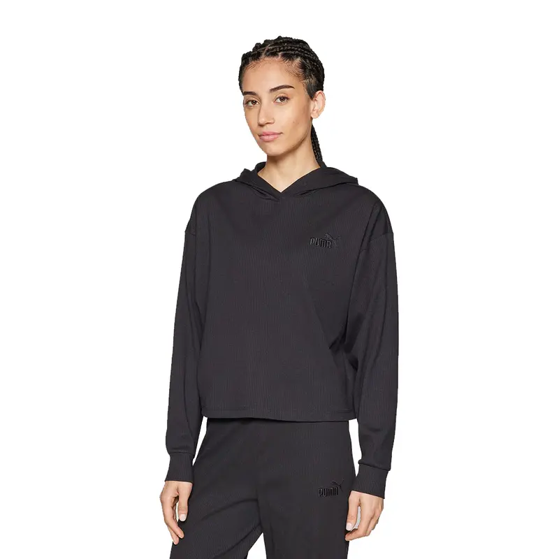 PUMA FELPA ELEVATED CON CAPPUCCIO DONNA 682503 01