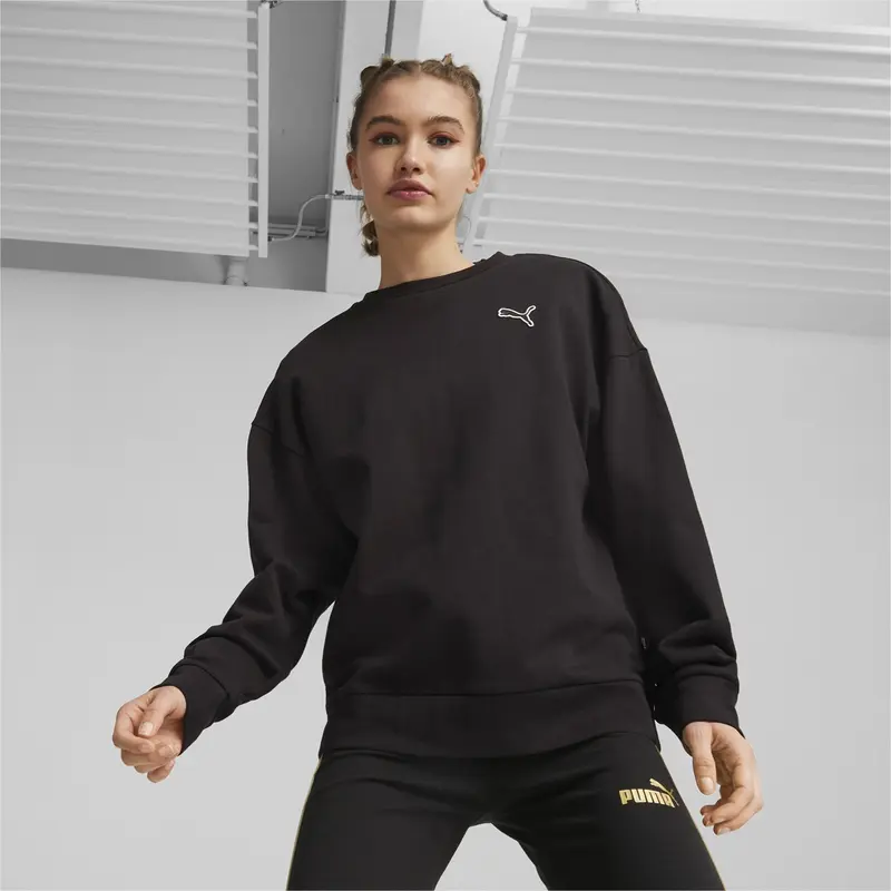 PUMA FELPA ESSENTIALS CREW DONNA 675987 01