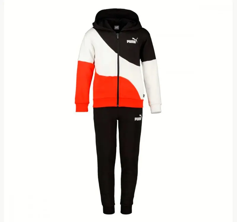 PUMA POWER CAT FULL ZIP HOODED SUIT JR 676138 11
