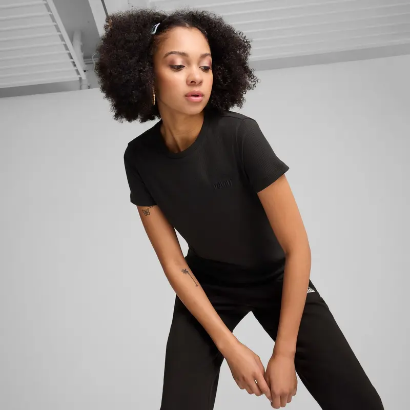 PUMA T-SHIRT ELEVATED GIROCOLLO DONNA 681499 01