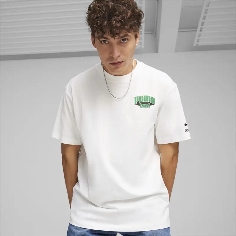 PUMA T-SHIRT TEAM FOR THE FANBASE GRAPHIC UOMO 624395 02