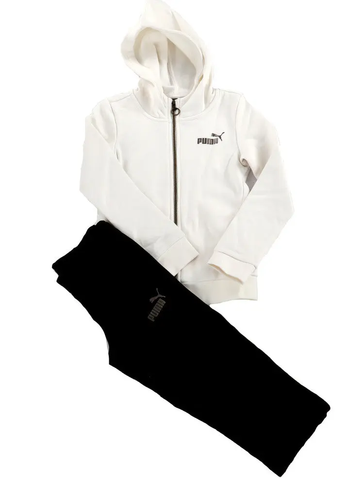PUMA TUTA BRONZE FULL ZIP HOODED SUIT JR 679156 65
