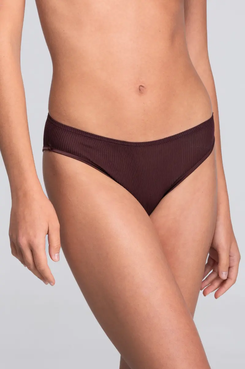 Pure silk middle rise brief 9451