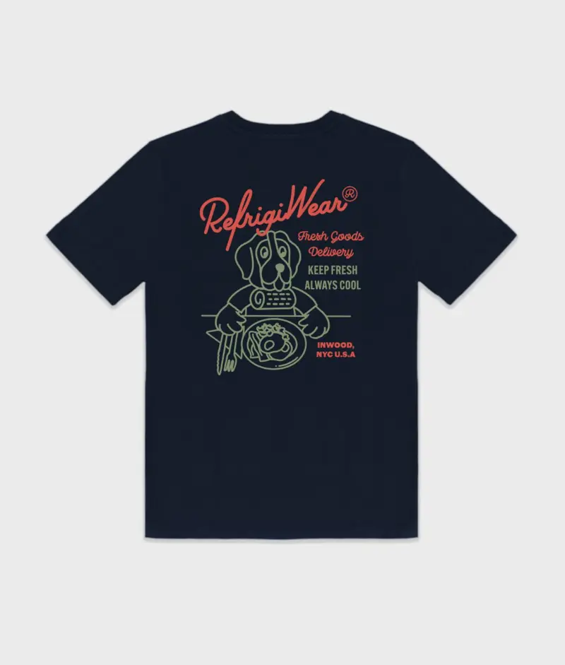 REFRIGIWEAR ENNIS T-SHIRT CON STAMPA DIETRO UOMO T63000 JE0301 F03700