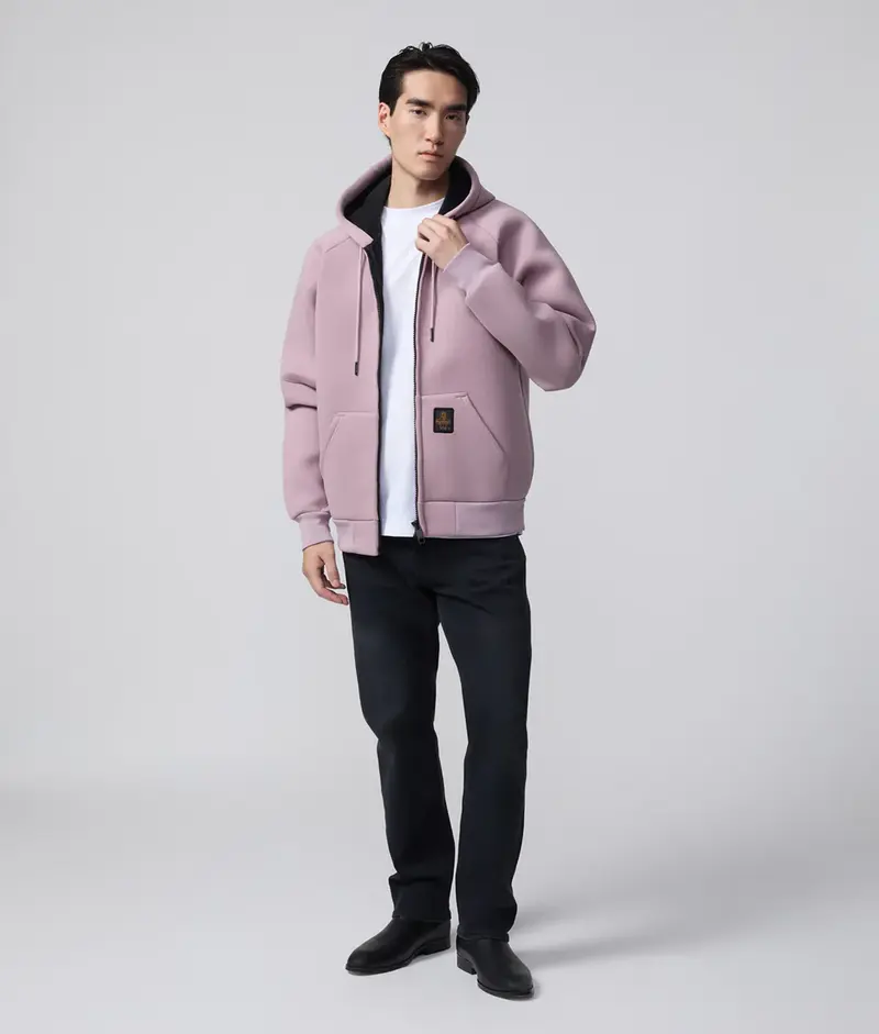 REFRIGIWEAR FELPA/GIUBBOTTO FRANKIE CON CAPPUCCIO E ZIP UOMO F20308 FG9102 D01888