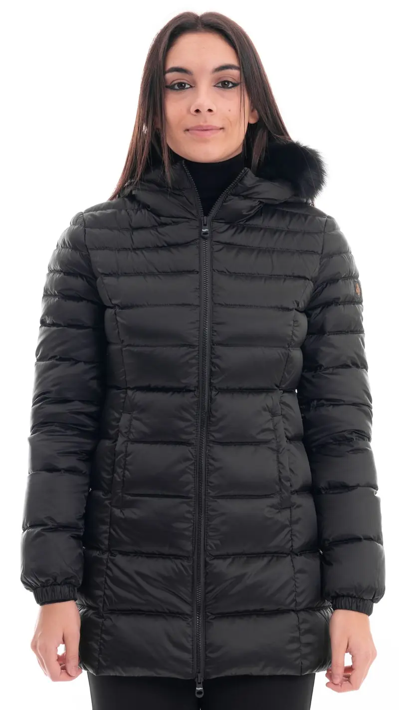 REFRIGIWEAR GIUBBOTTO LUNGO MEAD FUR CAPPUCCIO CON PELLICCIA DONNA W98118 RA0035 G06000