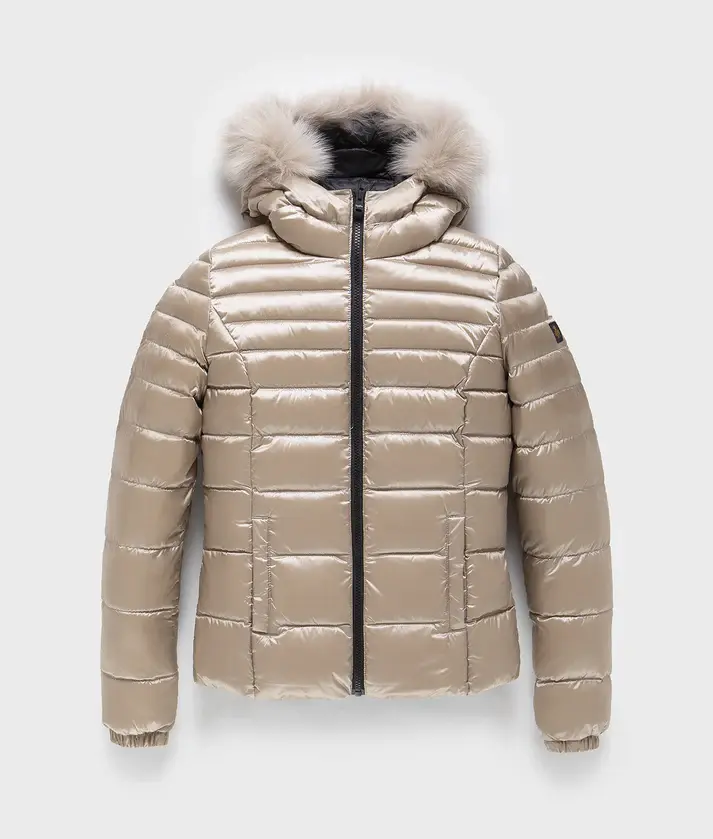 REFRIGIWEAR GIUBBOTTO MEAD FUR CAPPUCCIO CON PELLICCIA DONNA W97618 RA0035 A00160