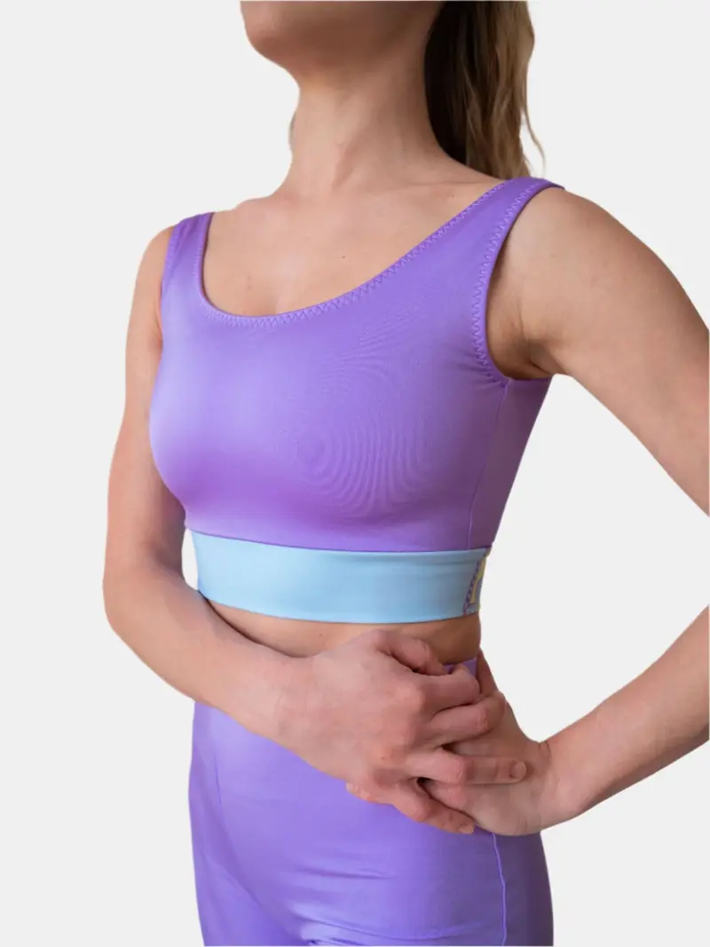 Reggiseno Sportivo Lilla Atlantis